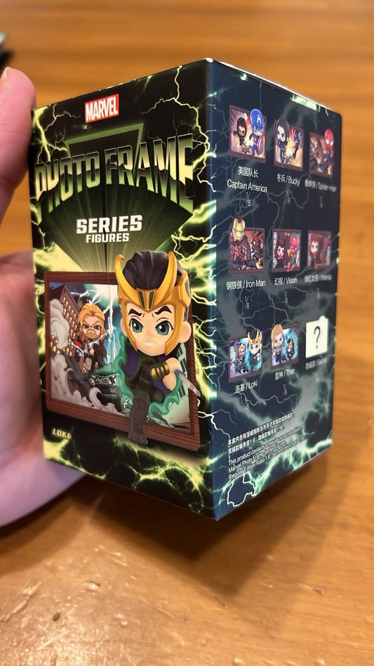 Pop Mart Marvel Hero Photo frame Series Figures Blind Box Sealed 100% Original