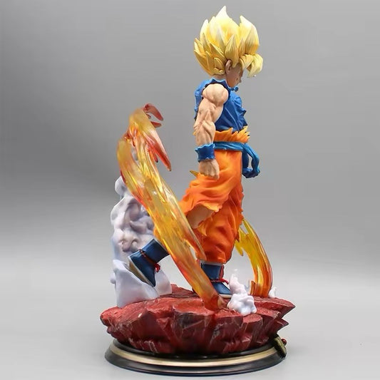 Action Figure Dragon Ball Z Goku Super Sayan 27cm Statua Da Collezione New Anime