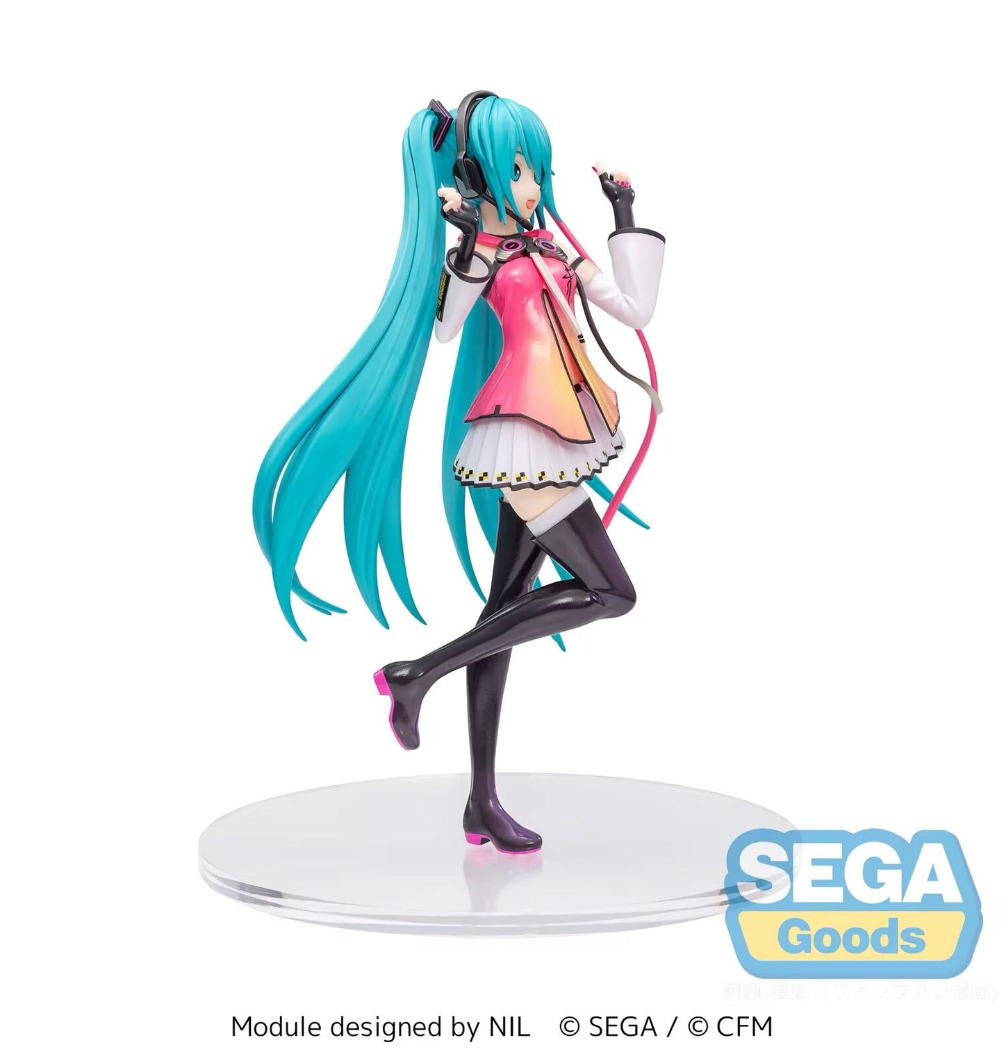 Action Figure Maid Vocaloid Hatsune Miku 20cm Statua Collezione Kawaii Luminasta