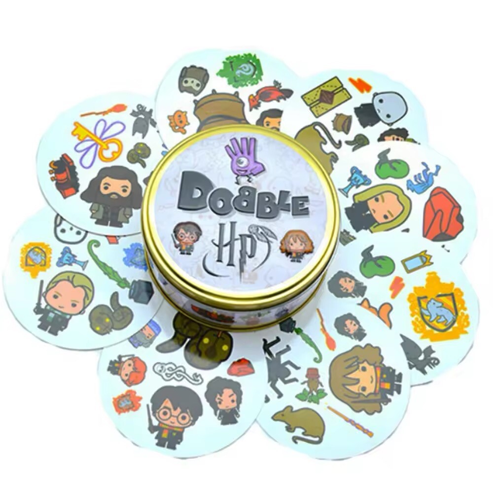 Dobble Spot It Harry Potter Boardgame Gioco per la Famiglia Minigames Confezione