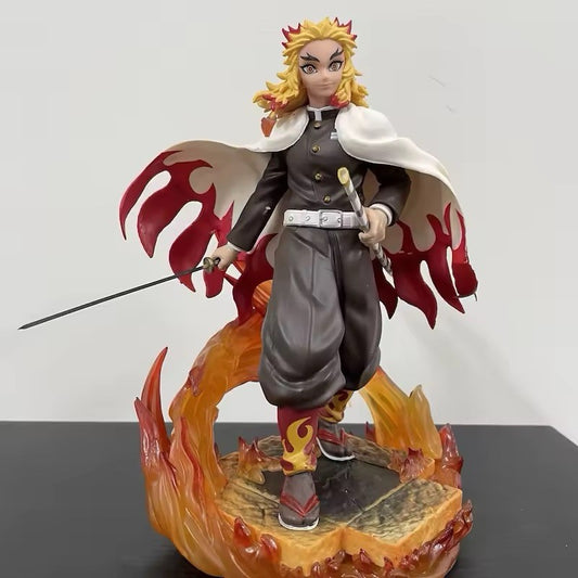Action Figure Demon Slayer Kyoujuro Rengoku 22cm Manga Statua Collezione Anime