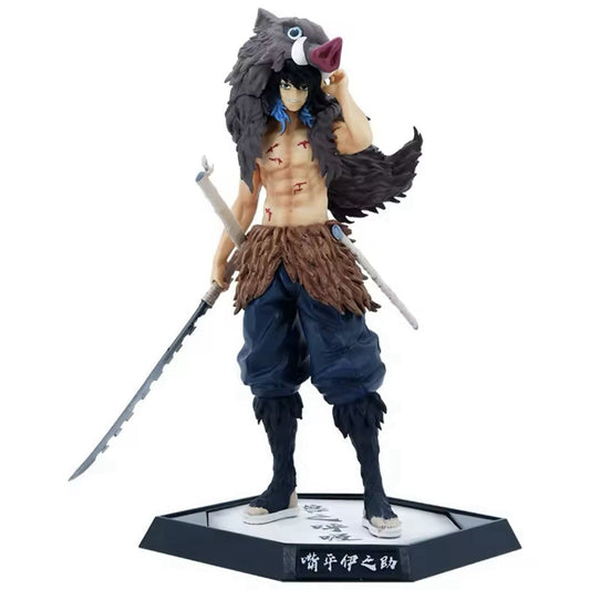 Action Figure Demon Slayer Inosuke Hashibira 30cm Manga Statua Collezione Anime