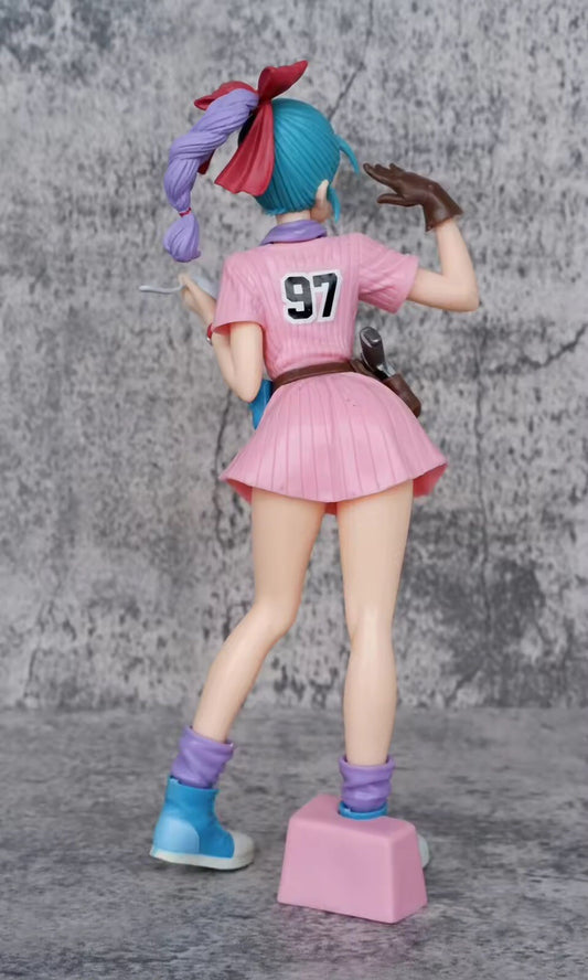 Action Figure Bulma 25cm Dragon Ball Z Goku Statua Da Collezione New Dettagliata