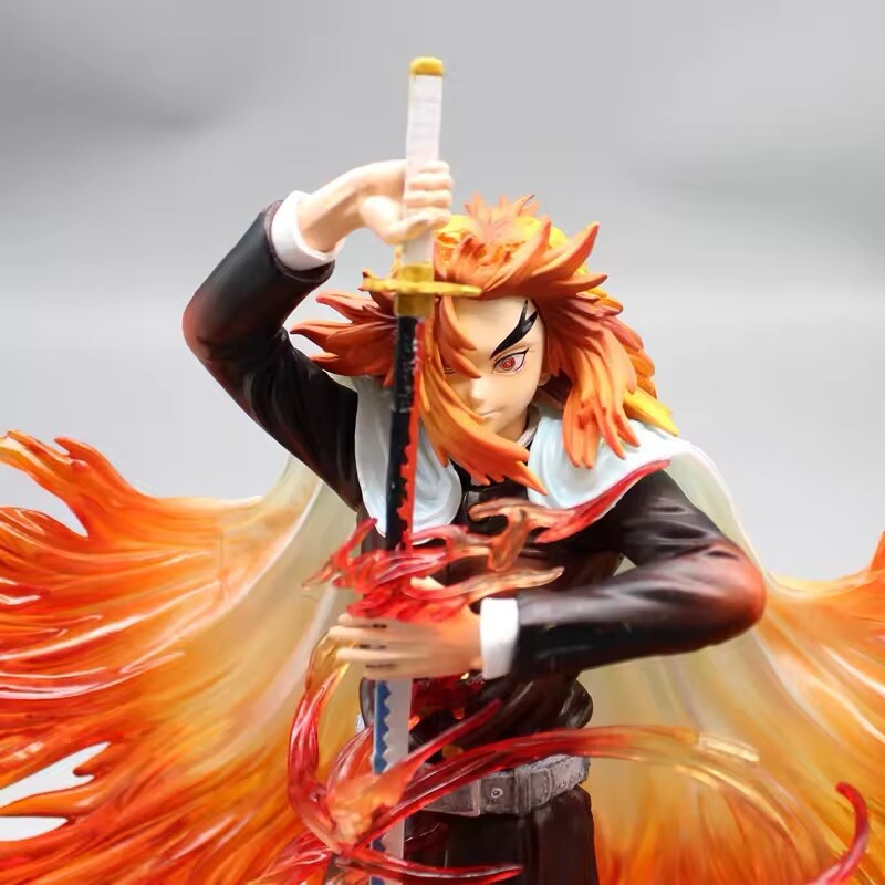 Action Figure Demon Slayer Kyoujuro Rengoku 30cm Manga Statua Collezione Anime