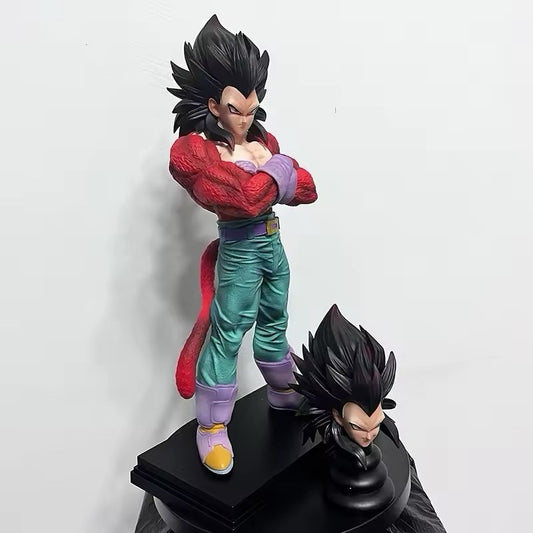 Action Figure Dragon Ball Z Vegeta Super Saiyan 4 31 cm Statua Collezione Anime