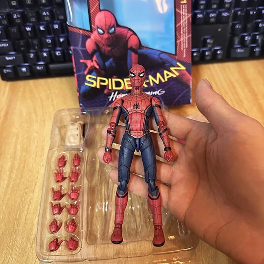 Action Figure Spiderman Nuova Statua Da Collezione Videogame Anime Spidey