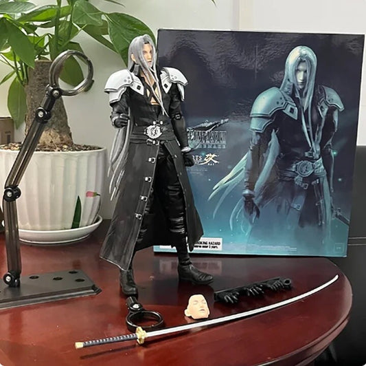 Action Figure Final Fantasy VII Statua Da Collezione Sephiroth 25cm Nuovo