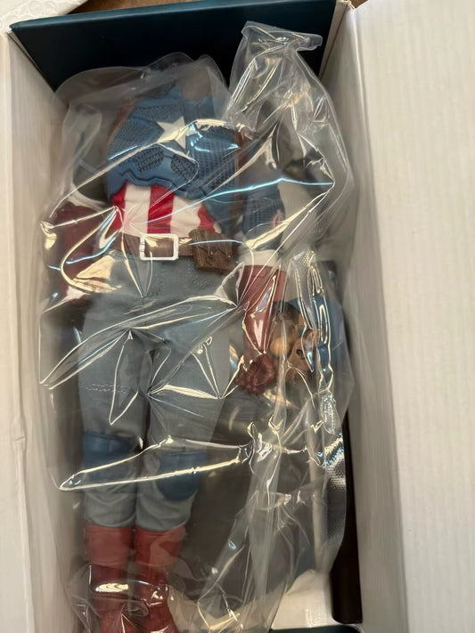 Action Figure Capitan America Captain America Marvel Avengers Scala 1:6 Tessuto