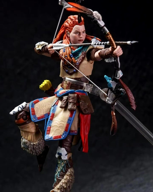 Action Figure Aloy Horizon Forbidden West 16Cm Collezione Gioco Game Playstation