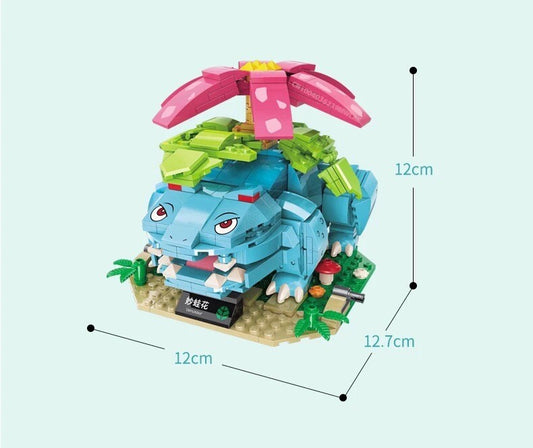 Pokemon Da Costruire Mattoncini Venusaur Nuovo New Pokeball Starter Erba Brics