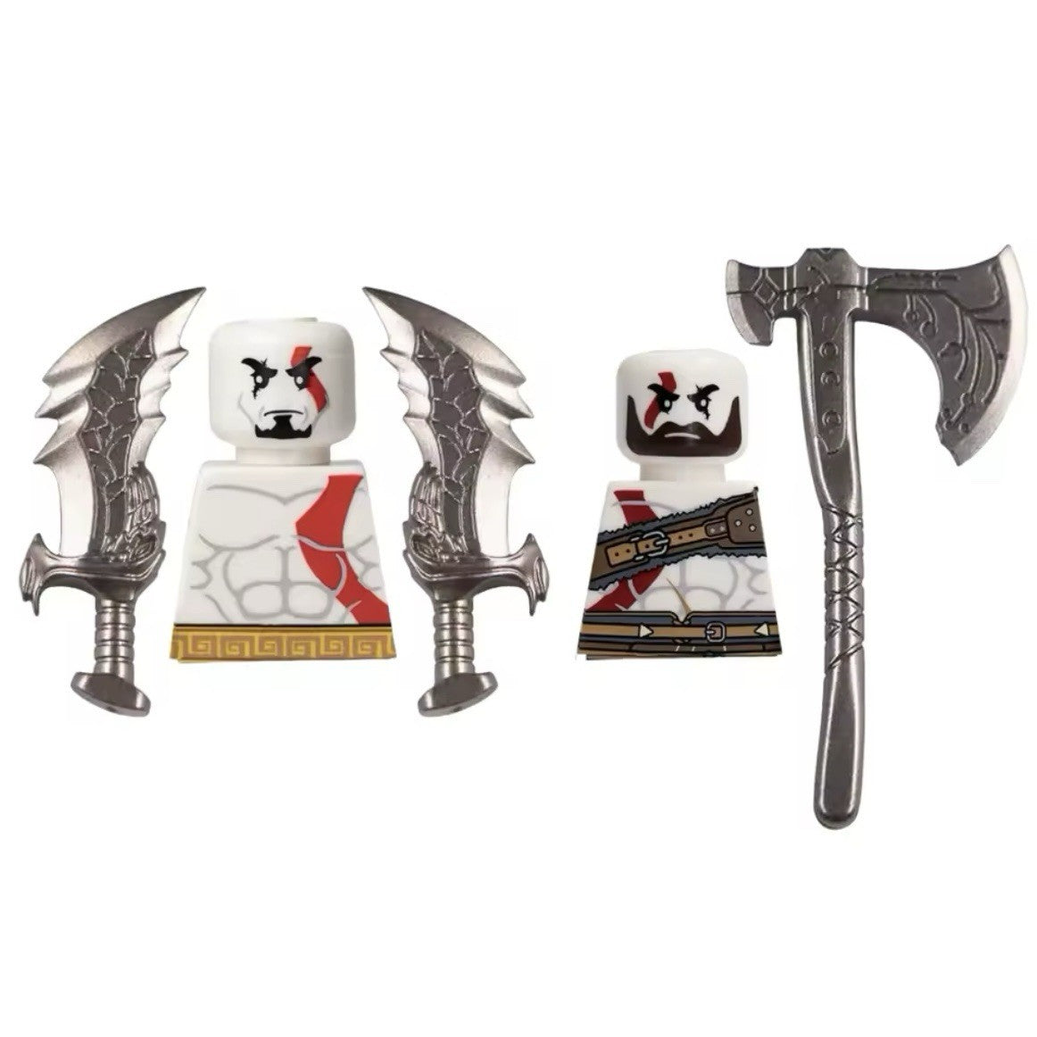 Minifigures God Of War Kratos Compatibile Con Costruzioni Videogame Collezione