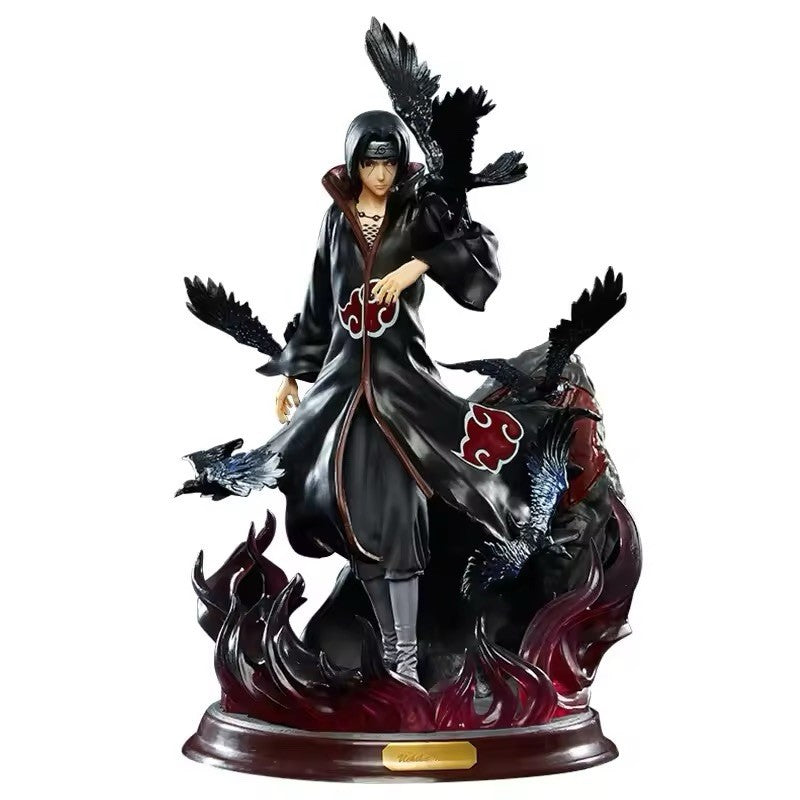 Action Figure Itachi Uchiha 28cm Manga Naruto Shippuden Statua Collezione Anime