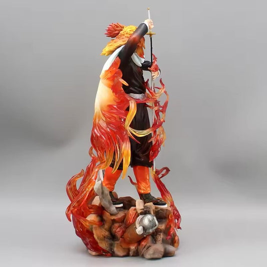 Action Figure Demon Slayer Kyoujuro Rengoku 30cm Manga Statua Collezione Anime