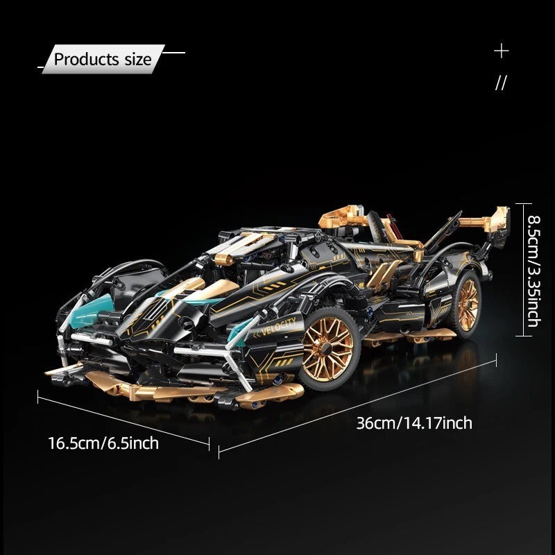 Lamborghini Concept Car Nuova Da Costruire Mattoncini Technic 1148 Pezzi New