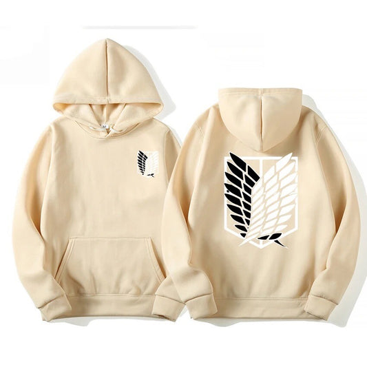 Felpa Con Cappuccio Attack On Titan Corpo Di Ricerca Streetwear Pullover Vestiti