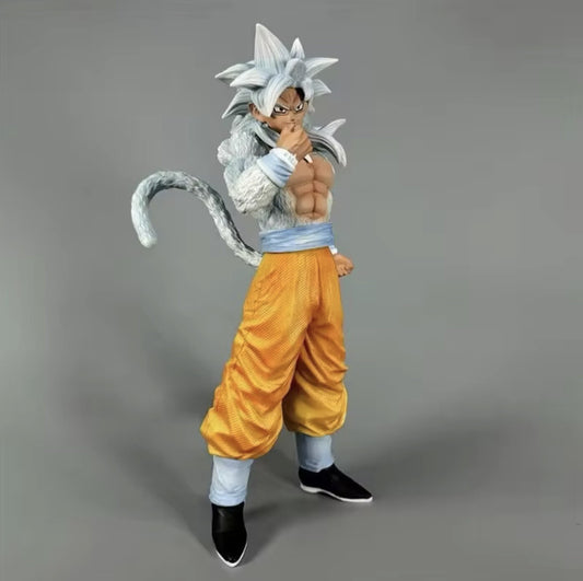 Action Figure Dragon Ball Z Son Goku Super Saiyan 4 28cm Statua Da Collezione