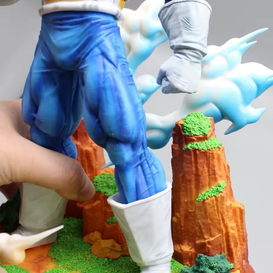 Action Figure Vegeta Super Sayan Dragon Ball Z Kakarot 36cm Statua Da Collezione