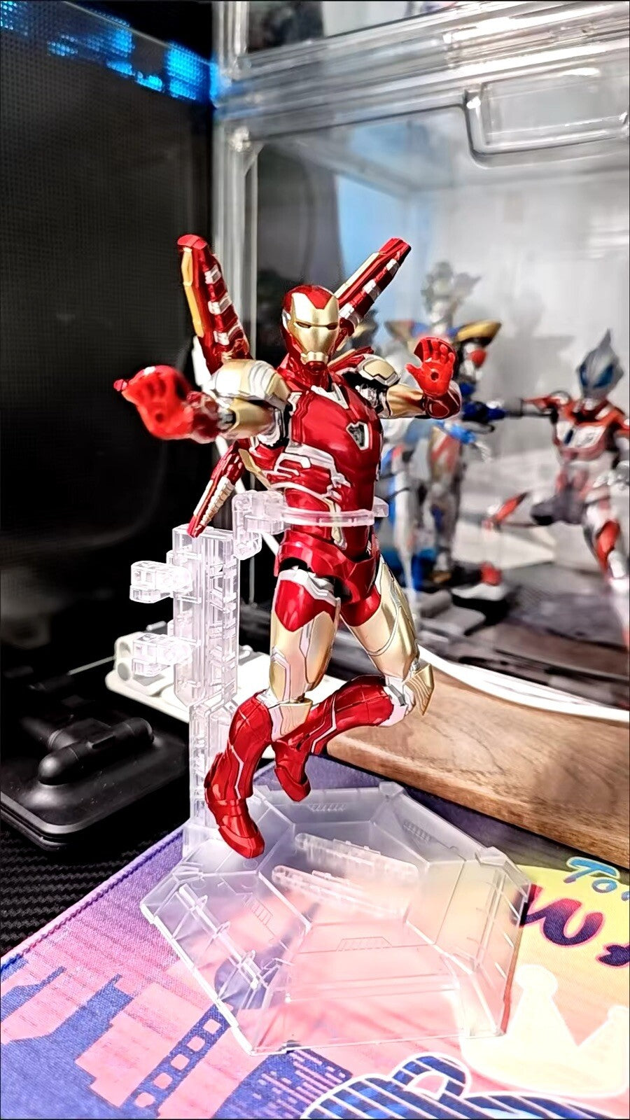 Modelkit Iron Man Mark 85 LXXX V Avengers Infinity War Action Figure Collezione