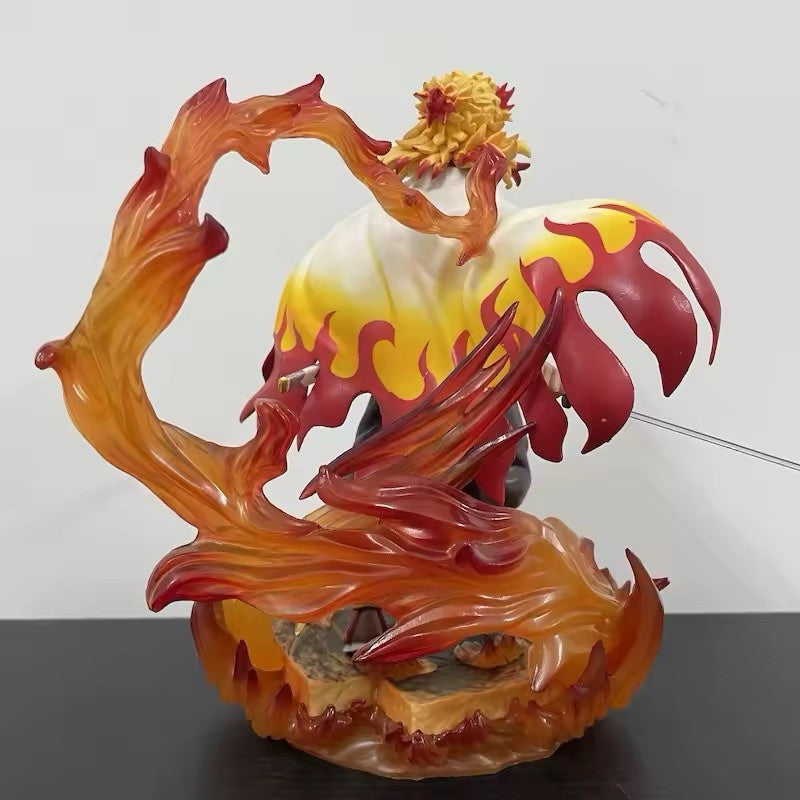 Action Figure Demon Slayer Kyoujuro Rengoku 22cm Manga Statua Collezione Anime