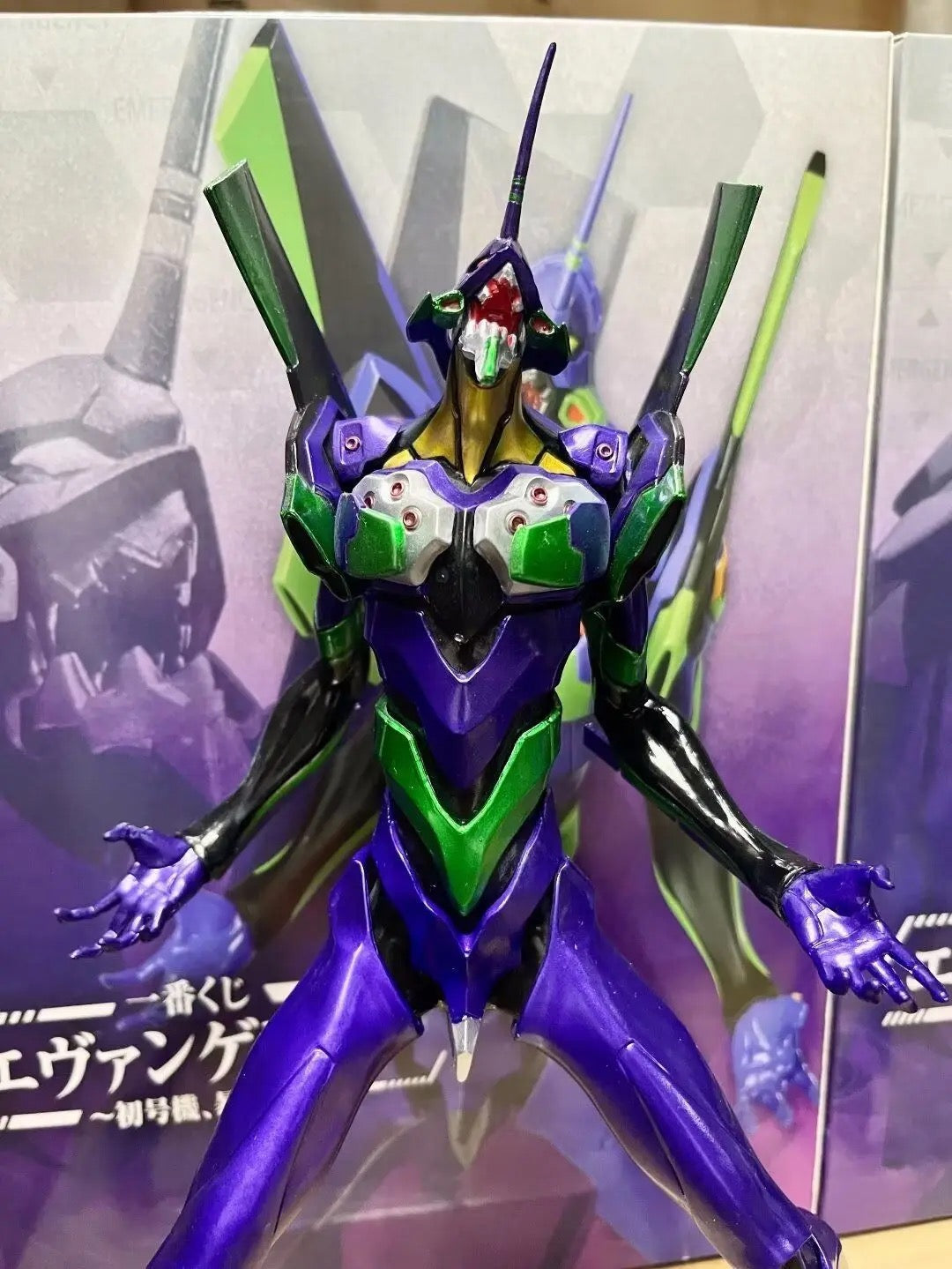Action Figure Eva 01 Prototype Robot Neon Genesis Evangelion 25cm Statua Diorama - Nerd Lab