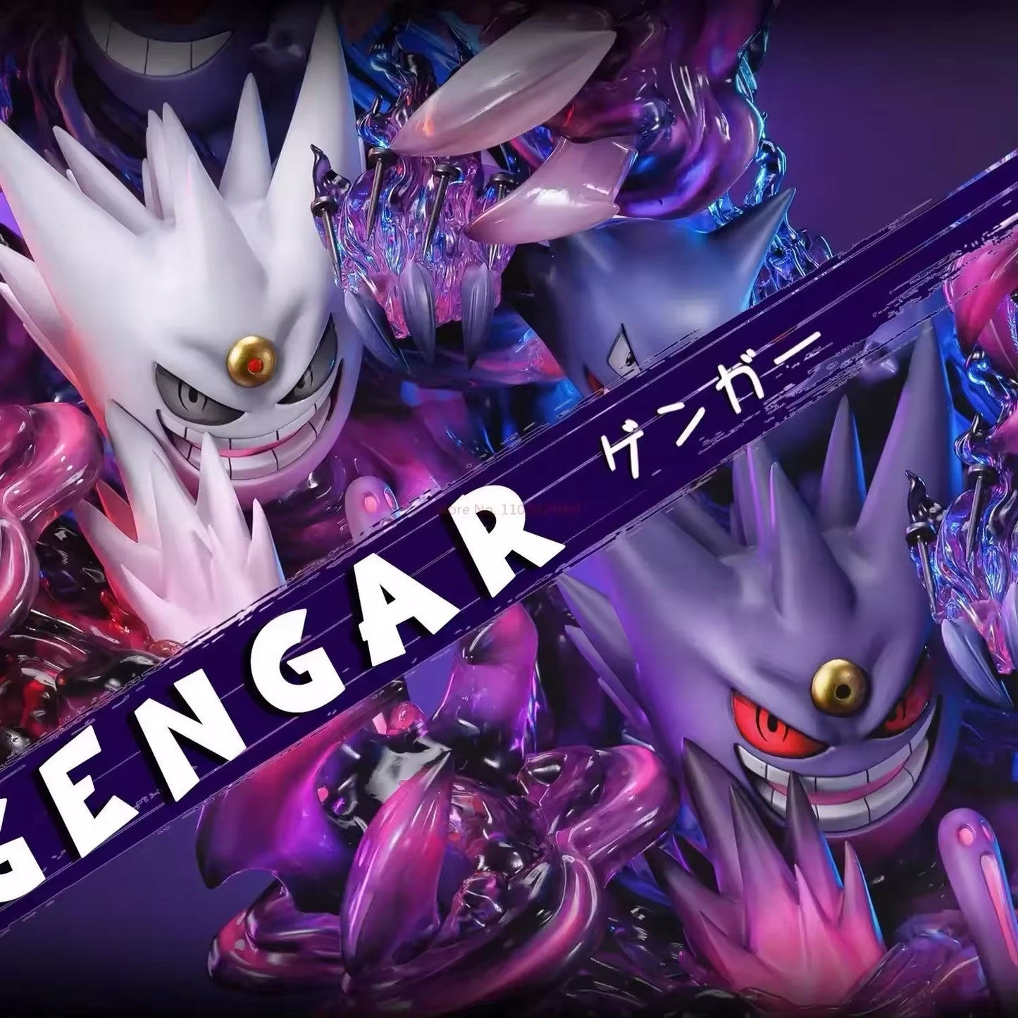 Action Figure Pokémon Spettro – Gengar, Haunter, Gastly & Mega Gengar | Edizione da Collezione - Nerd Lab
