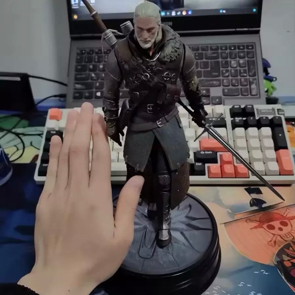 Action Figure Geralt di Rivia – The Witcher 3 | Edizione da Collezione 27 cm - Nerd Lab