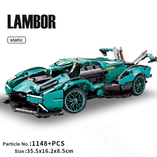 Lambor Racing Tipo Concept Car Da Costruire Mattoncini Technic 1148 Pezzi Nuova Lamborghin - Nerd Lab