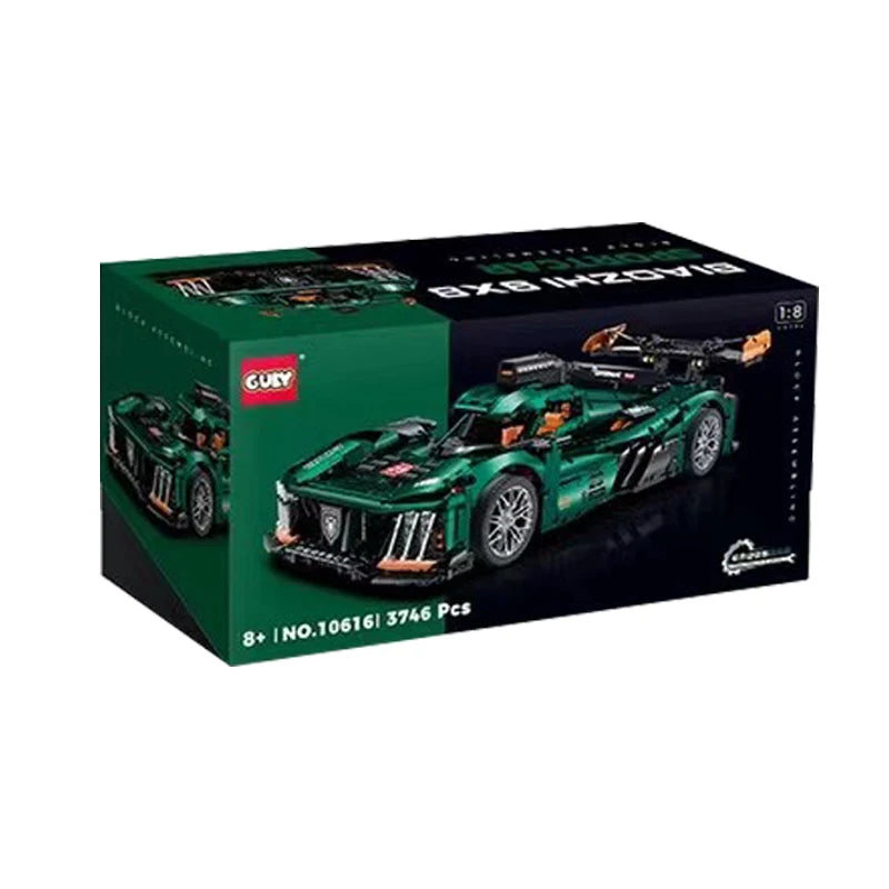 Peugeot Concept Da Costruire Mattoncini Technic 3746 Pezzi Nero - Verde - Nerd Lab