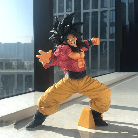Action Figure Dragon Ball Z Goku Super Saiyan 4 26cm Statua Da Collezione Anime - Nerd Lab