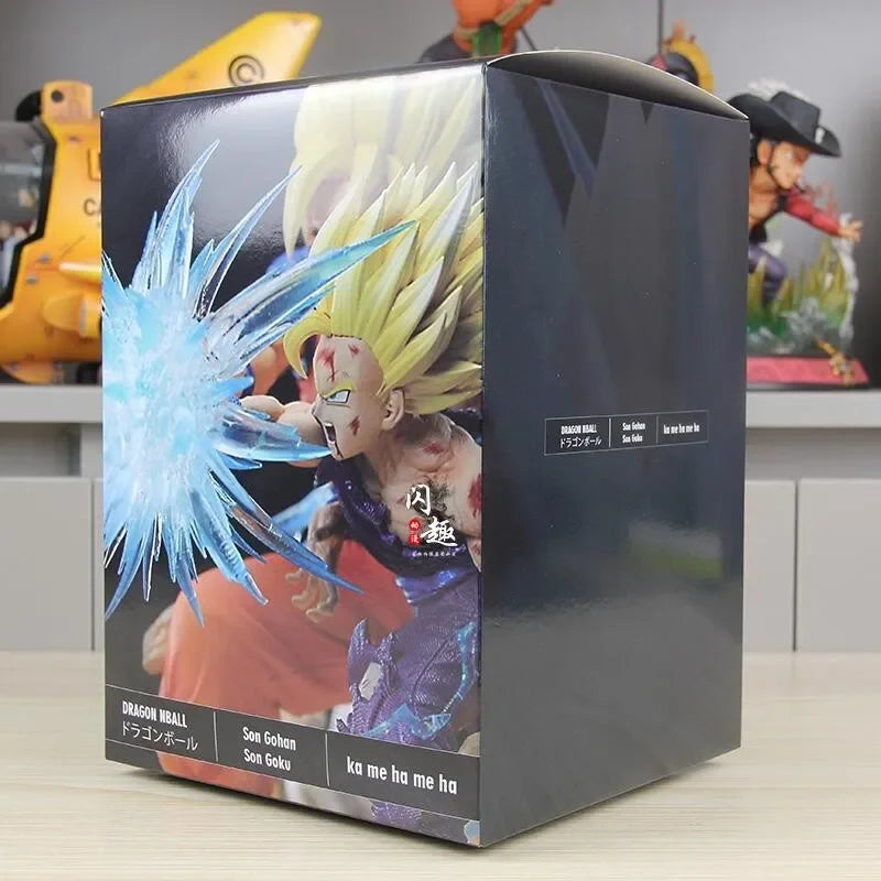 Dragon Ball Z Son Goku & Gohan Kamehameha Cell Kakarot Super Saiyan Anime Figure - Nerd Lab