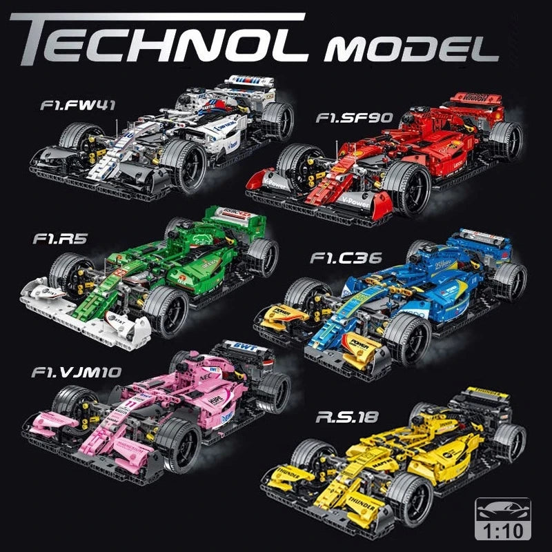 Formula 1 Ferrari Sf90 Da Costruire Mattoncini Technic 1099 Pezzi 1:14 Nuovo - Nerd Lab