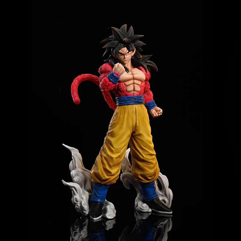 Action Figure Dragon Ball Z Goku Super Saiyan 4 Statua Da Collezione 28cm Anime - Nerd Lab