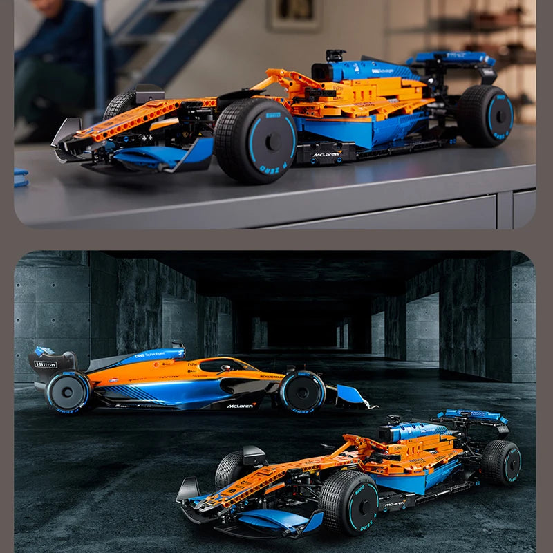 Formula 1 McLaren Da Costruire Mattoncini Technic 1432 Arancio E Blu Nuova - Nerd Lab