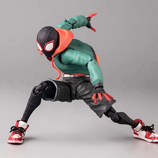 Action Figure Spiderman Miles Morales Statua Da Collezione Videogame Into the Spider Verse - Nerd Lab