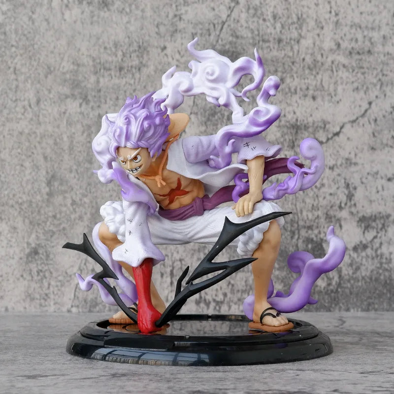 One Piece Anime Figure Luffy 20cm Gear 5 God Monkey D. Rufy Action Figures 20cm Statua da Collezione - Nerd Lab