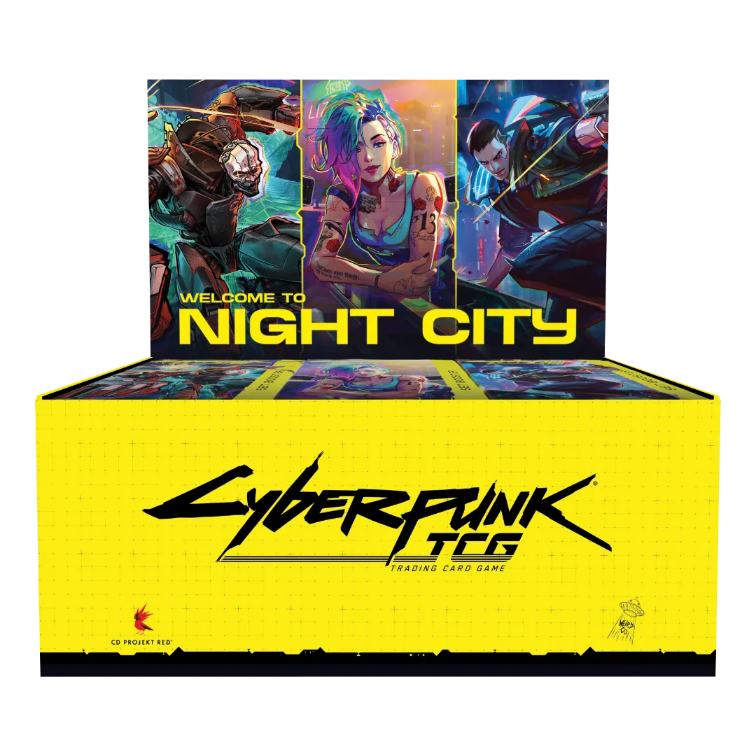 Cyberpunk TCG - Welcome To Night City | Box 24 Buste Carte Collezionabili - ENG