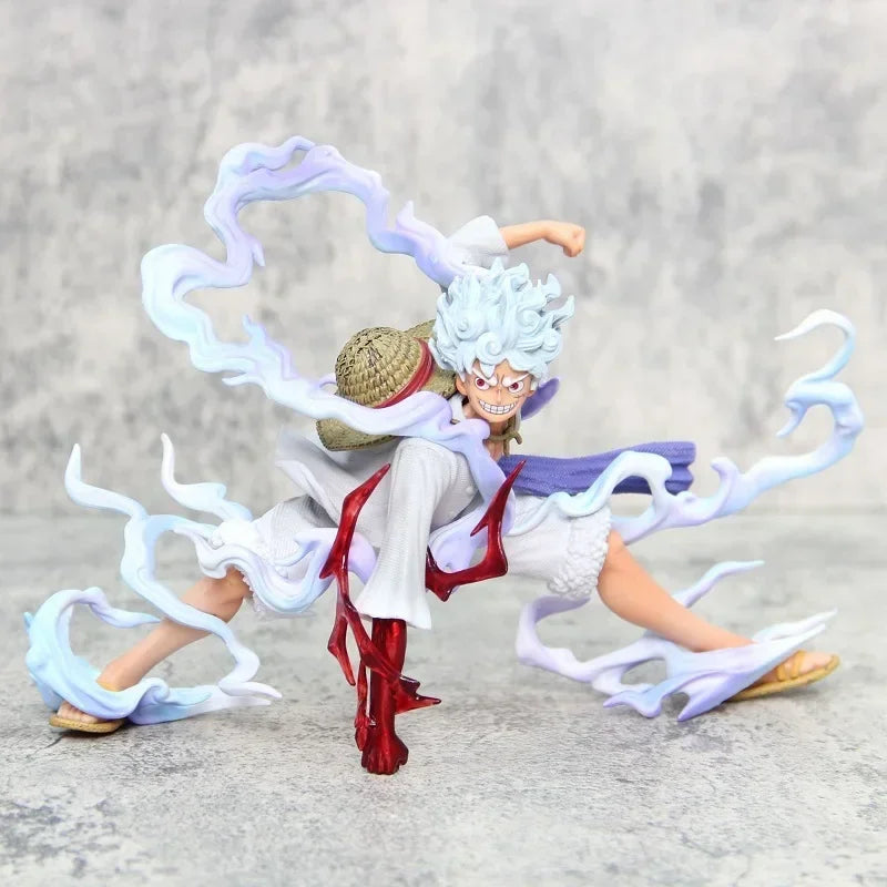 ruffy gear 5 figur Action Figure Luffy Gear 5 Forma Nika 16cm One Piece Monkey D. Rufy – Nerd Lab