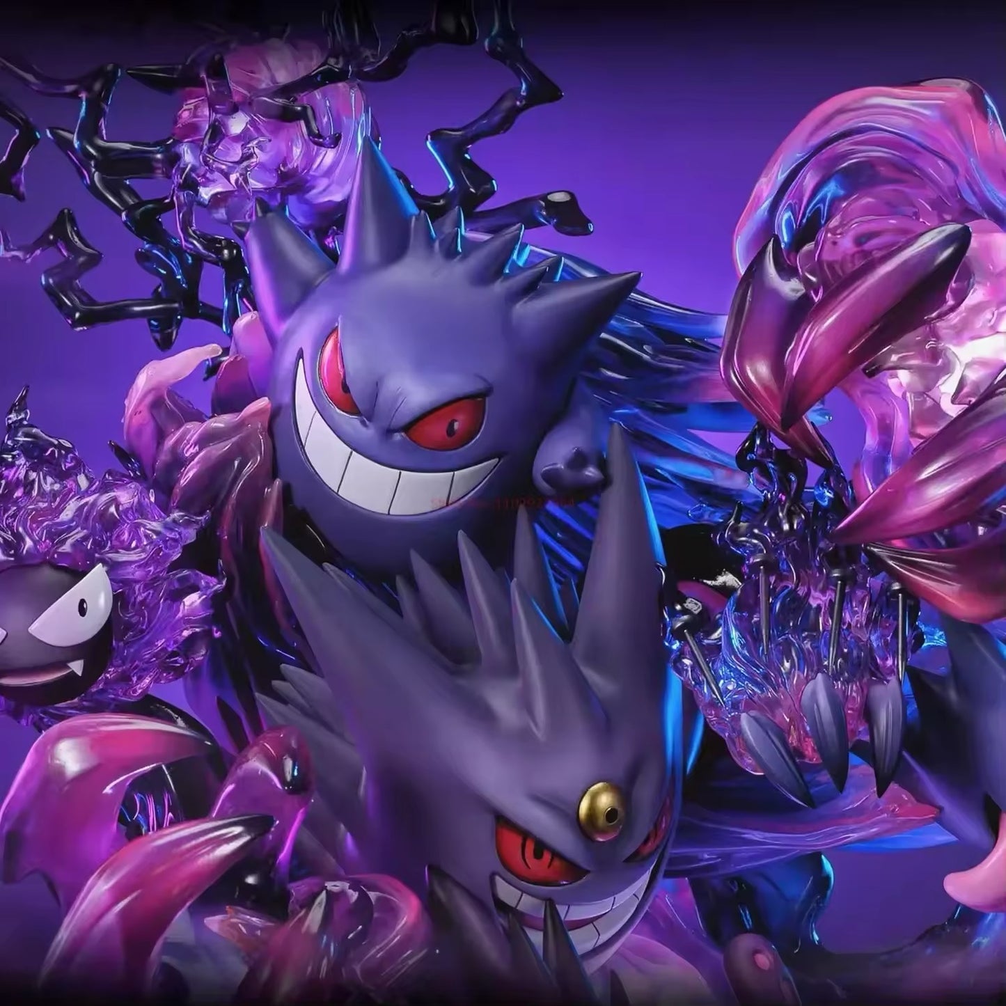 Action Figure Pokémon Spettro – Gengar, Haunter, Gastly & Mega Gengar | Edizione da Collezione - Nerd Lab