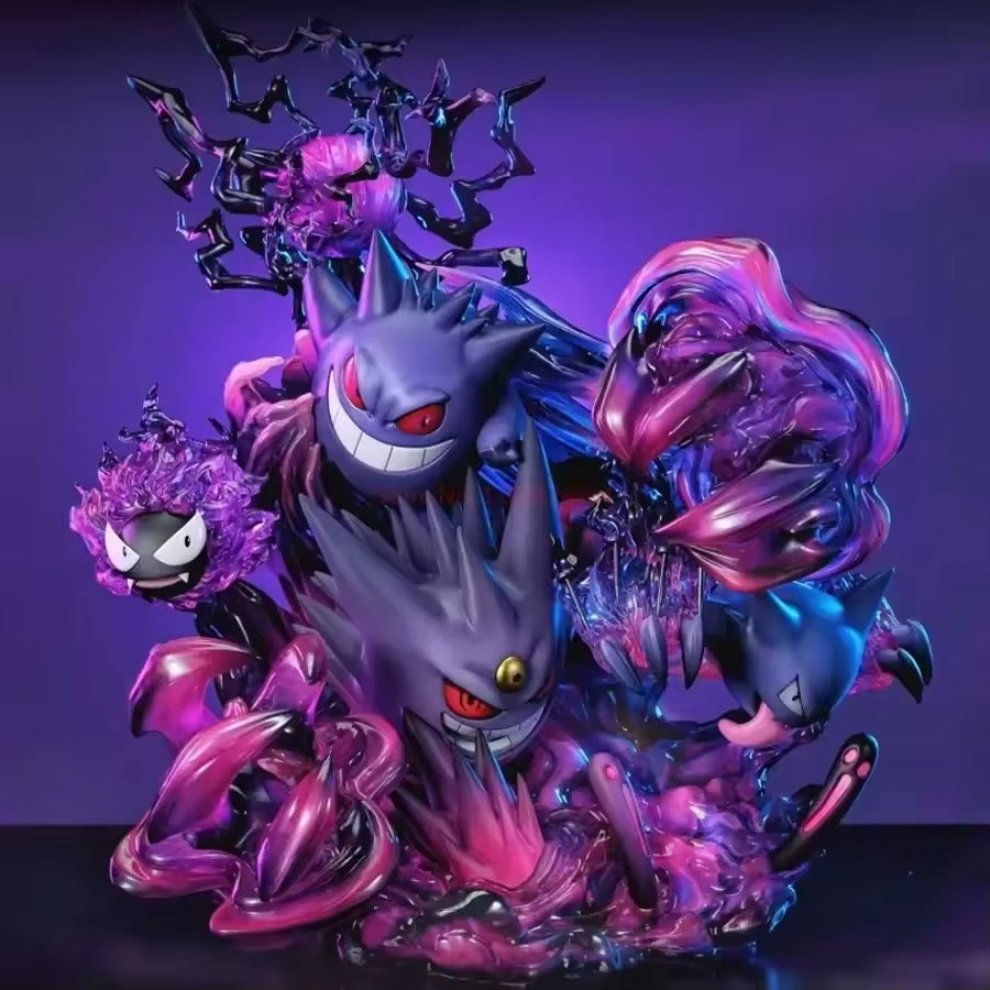 Action Figure Pokémon Spettro – Gengar, Haunter, Gastly & Mega Gengar | Edizione da Collezione - Nerd Lab