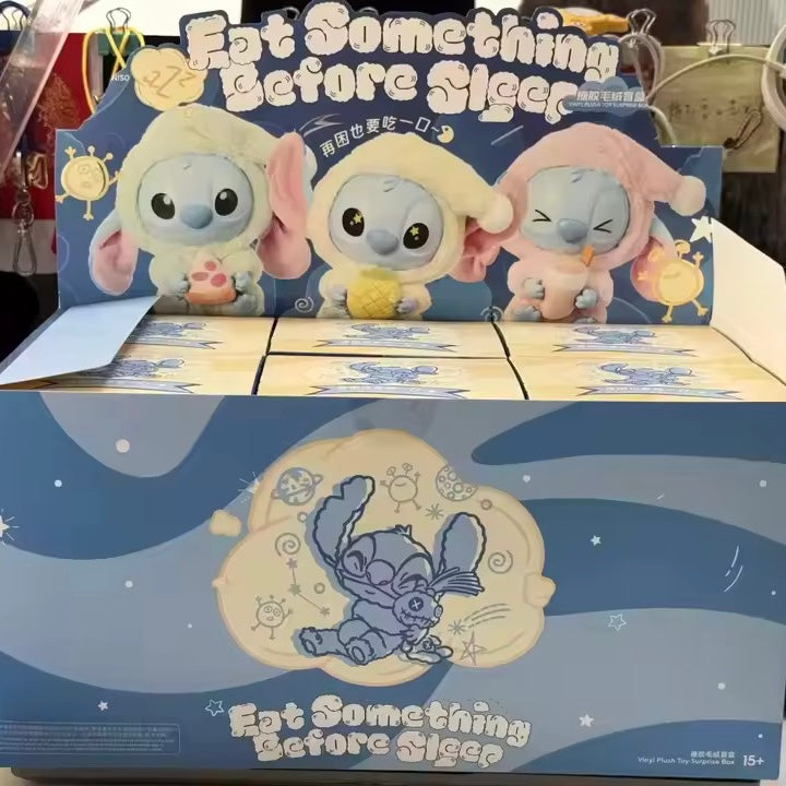 x6 Blind Box Stitch “Eat Something Before Sleep” – Miniso x Disney | Edizione da Collezione - Nerd Lab