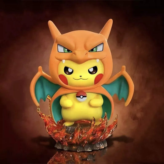 Set Figure Pikachu Cosplay – Charizard & Gengar Edition | Edizione Limitata - Nerd Lab