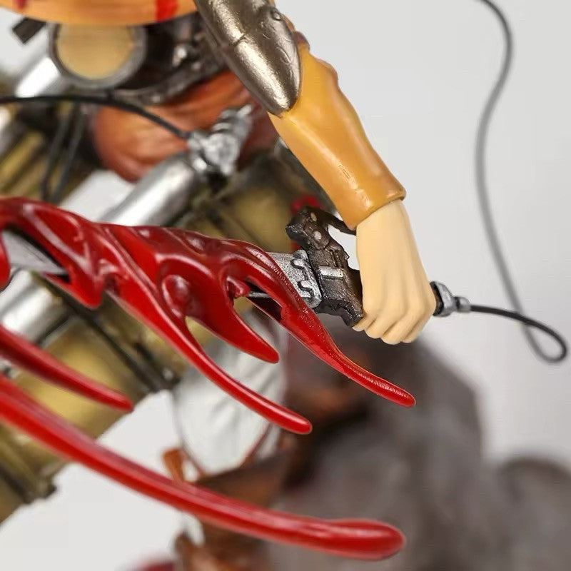 Action Figure Mikasa Ackerman Attack On Titan 31cm Statua Collezione Anime Manga