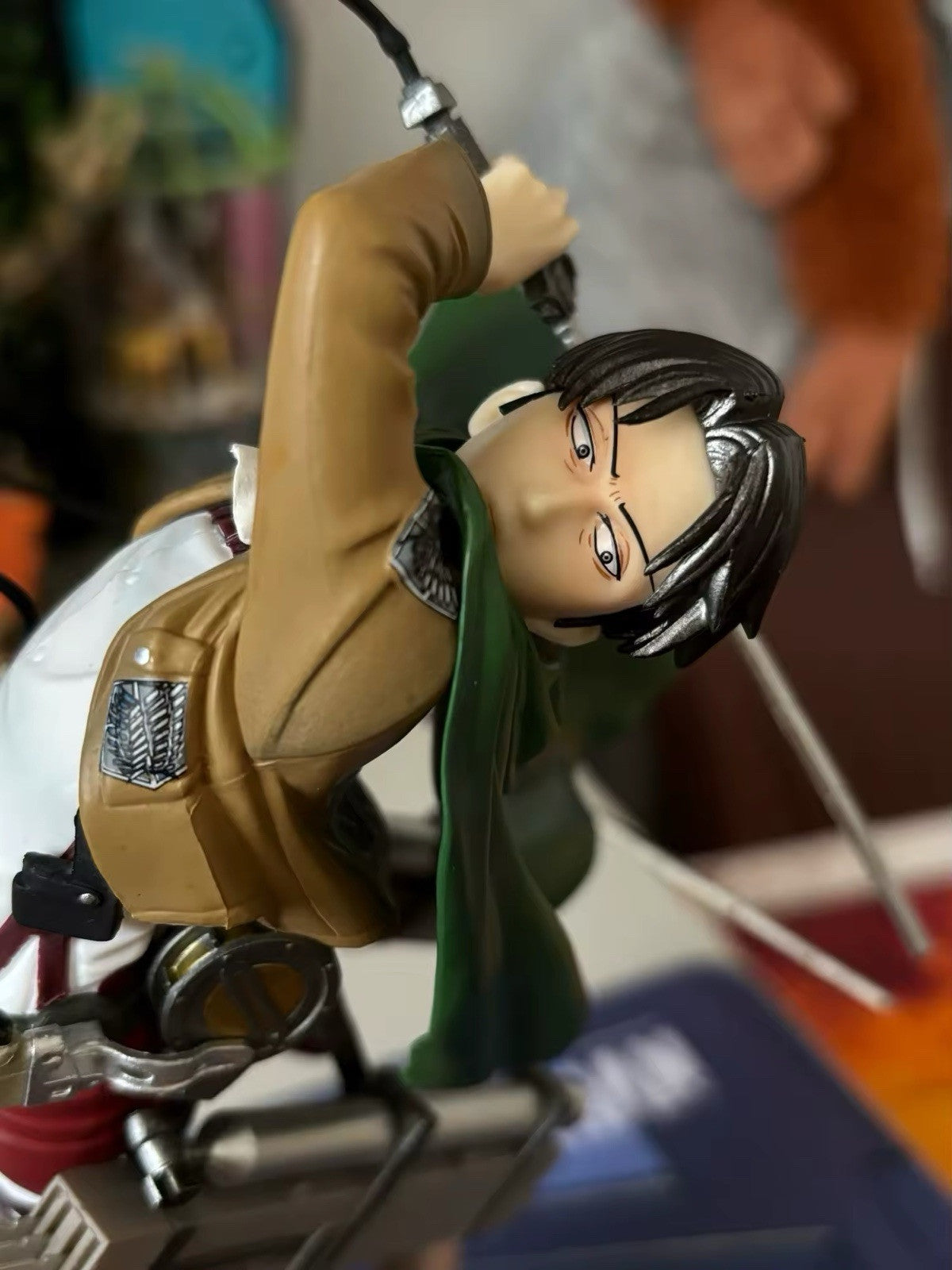 Attack on Titan Anime Action Figures Levi Ackerman 25cm Manga New da Collezione