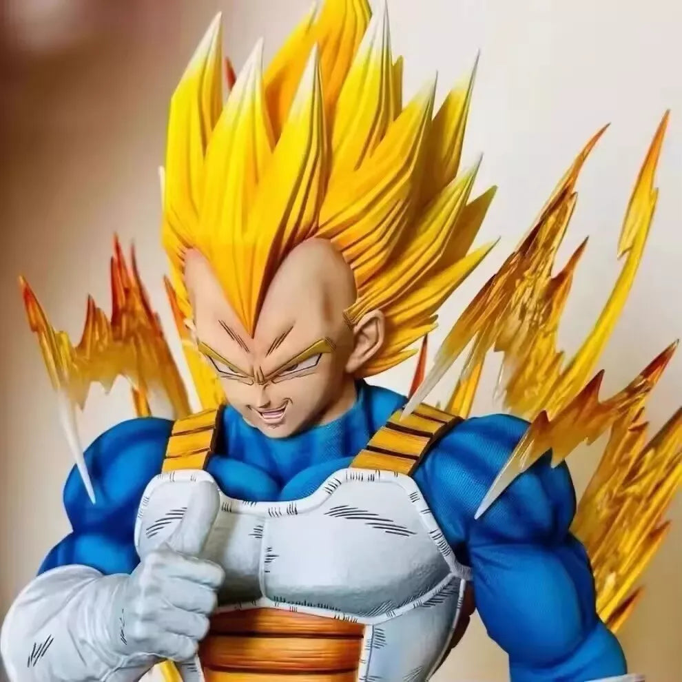 Statua Vegeta Super Saiyan 36cm – Dragon Ball Z | Edizione Battle Aura da Collezione - Nerd Lab