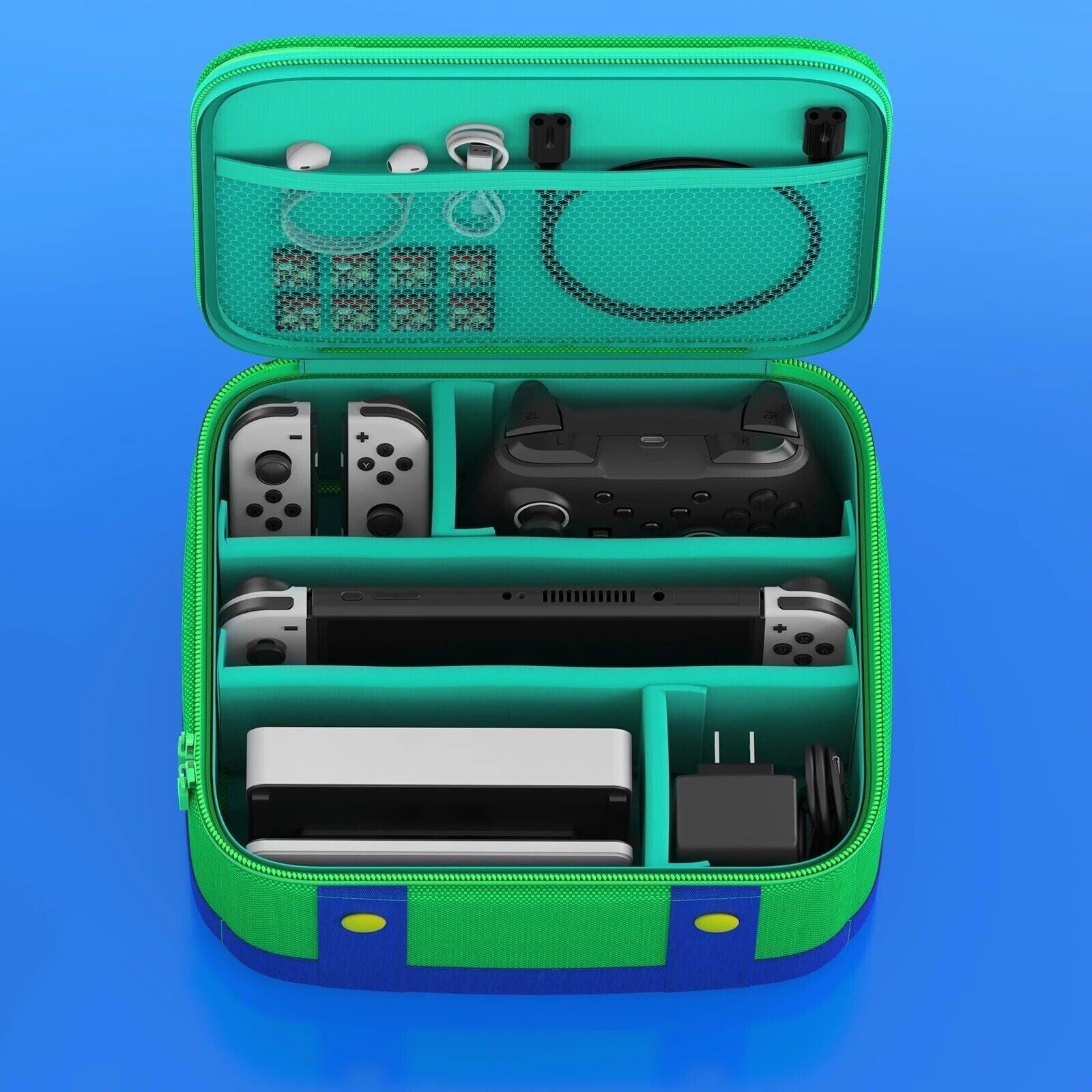 Borsa Custodia Case Cover Antiurto Luigi Nintendo Switch Giochi E Accessori New