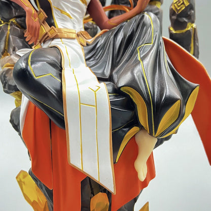 Action Figure Zhongli Genshin Impact Anime 26cm Da Collezione Game Console