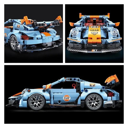 Porsche 911 Nuova Da Costruire Mattoncini Technic 523 Pezzi Scala 1:18 Nuova New