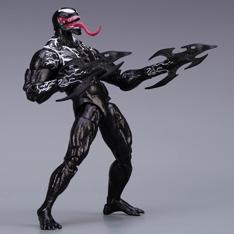 Action Figure Spiderman Venom 18cm Statua Da Collezione Videogame Anime