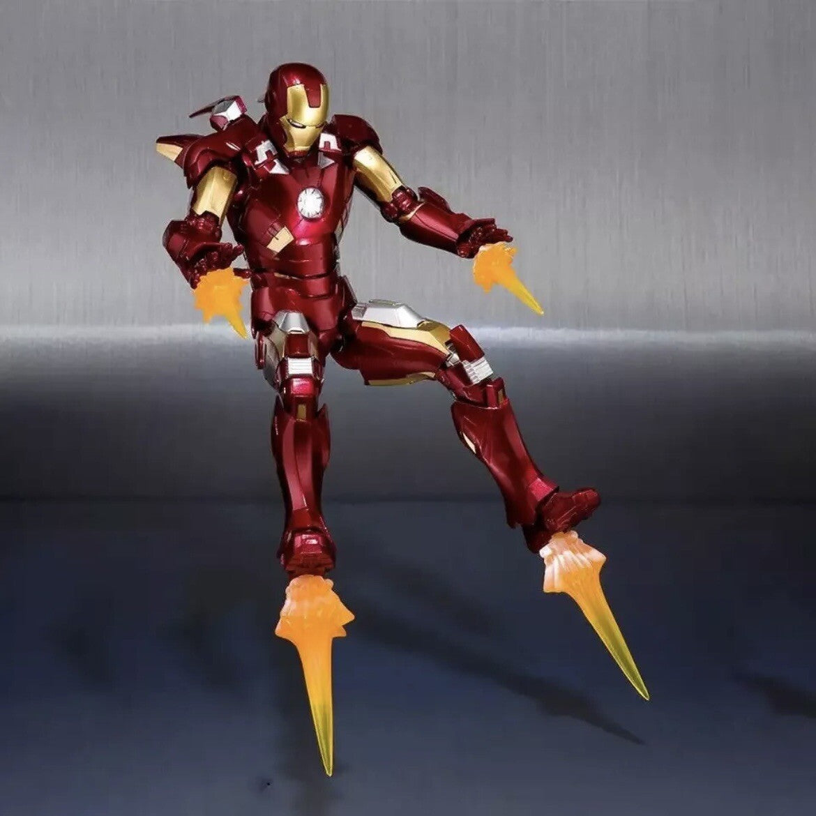 Action Figure Avengers Iron Man Mk7 Nuova Statua Collezione Videogames Hero New
