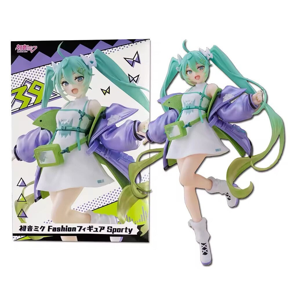 Action Figure Maid Vocaloid Hatsune Miku 21cm Statua Collezione Kawaii Fortnite
